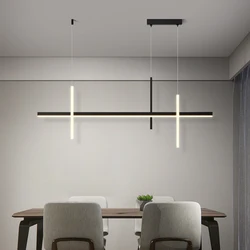 Lámpara colgante LED minimalista moderna para comedor, cocina, Bar, sala de estar, dormitorio, candelabro de diseño artístico, decoración del hogar, accesorio de luz