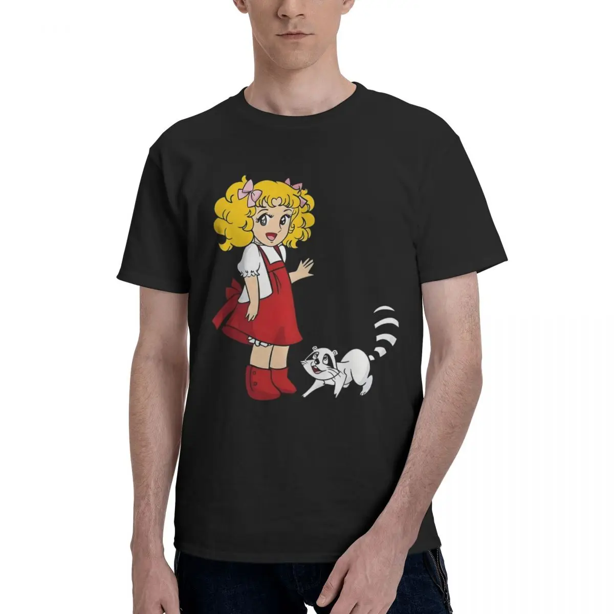 

Sports Cute Girl With Raccoon Tees Champion Funny Graphic Top quality Leisure USA Size