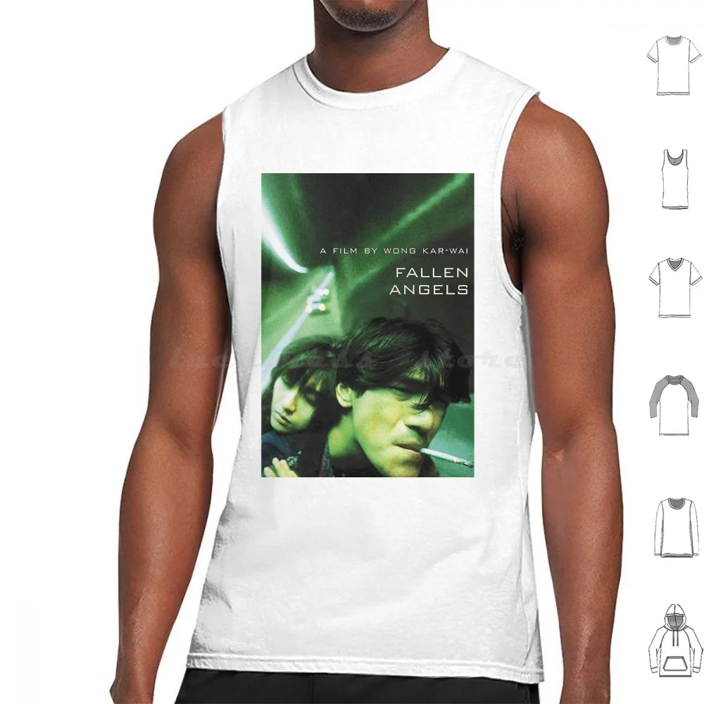 Fallen Angels Movie Poster Tank Tops Print Cotton Movie Film Chungking Express Wong Kar Wai In The Mood For Love Cinema 90s