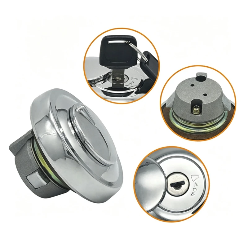 Super Sale Gas Fuel Tank Cap Gas Locking Cap Lid Cover with 2 Keys for Yamaha SR400 XV1600 XV1700 VStar 650 Motorcycle
