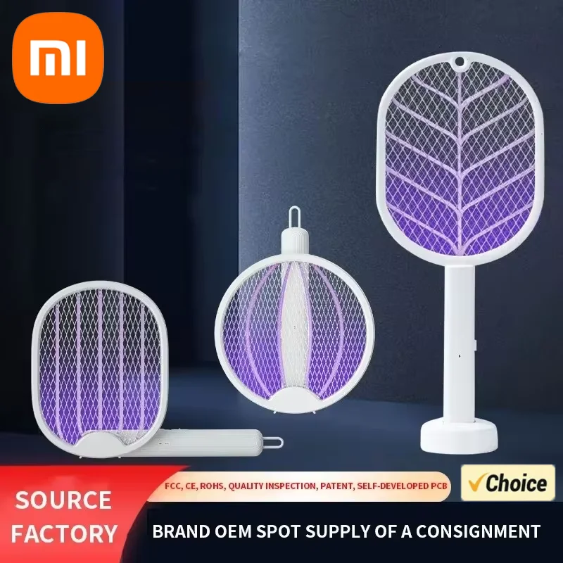 

Xiaomi 4 in 1 Foldable Electric Mosquito Killer USB Rechargeable Household Fly Swatter UV Insect Killer Bug Zapper 3000V