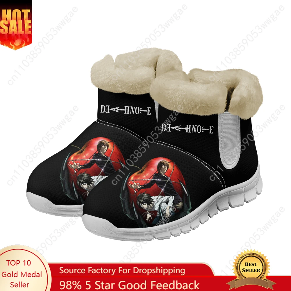 

Death Note Snow Boots Warm Boot Men Women Teenager Shoe High Quality Casual Lightweight Couple Sneakers Tailor-made Sports Shoes