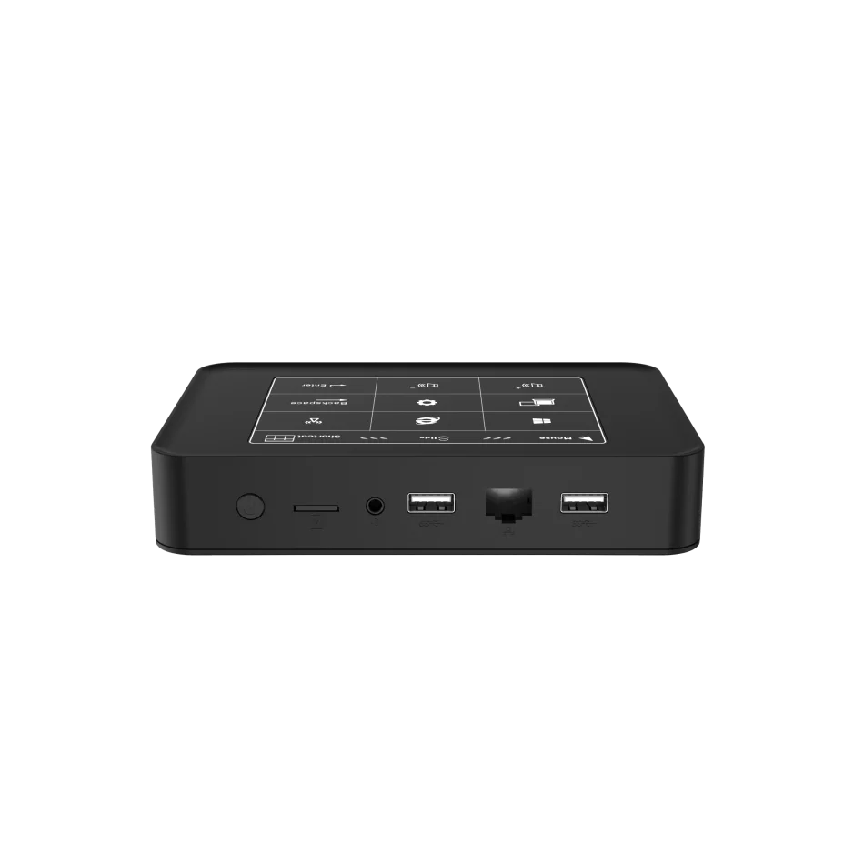 터치 패널 쿼드 코어 미니 PC, 인텔 셀러론 J3455, 윈도우 10, 4K HTPC, 6GB LPDDR3L, 128GB SSD, 미니 HD-MI, 듀얼 밴드, WiFi BT