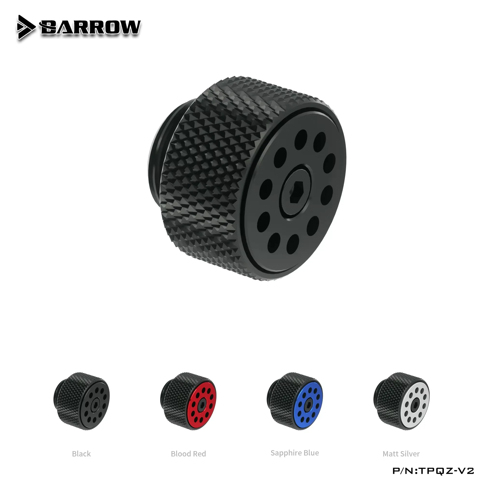 Barrow G1 / 4 '' color brass Automatic + Manual exhaust valve air evacuation valve for computer water cooling system TPQZ-V2