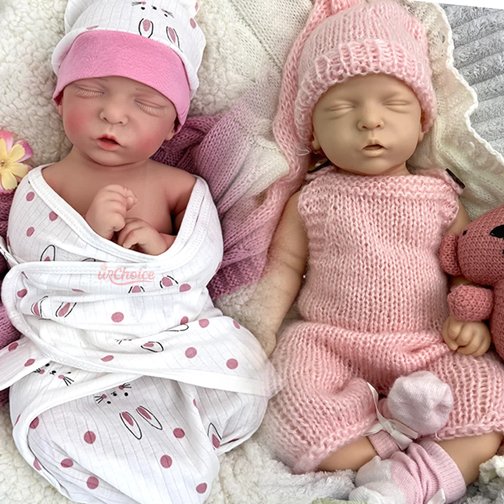 

Реалистичная 20-дюймовая силиконовая кукла реборн, реалистичная скульптура для девочек, окрашенная или неокрашенная, Коллекционная игрушка «сделай сам» для детей Reborner