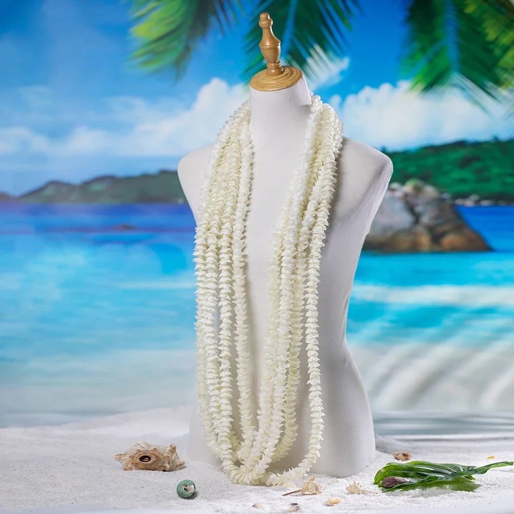 1/5/10 nici wspaniałe tradycyjne Pikake Lei Aloha Hawaii kwiaty girlanda na specjalne okazje hawajskie wesela panny młode Lei