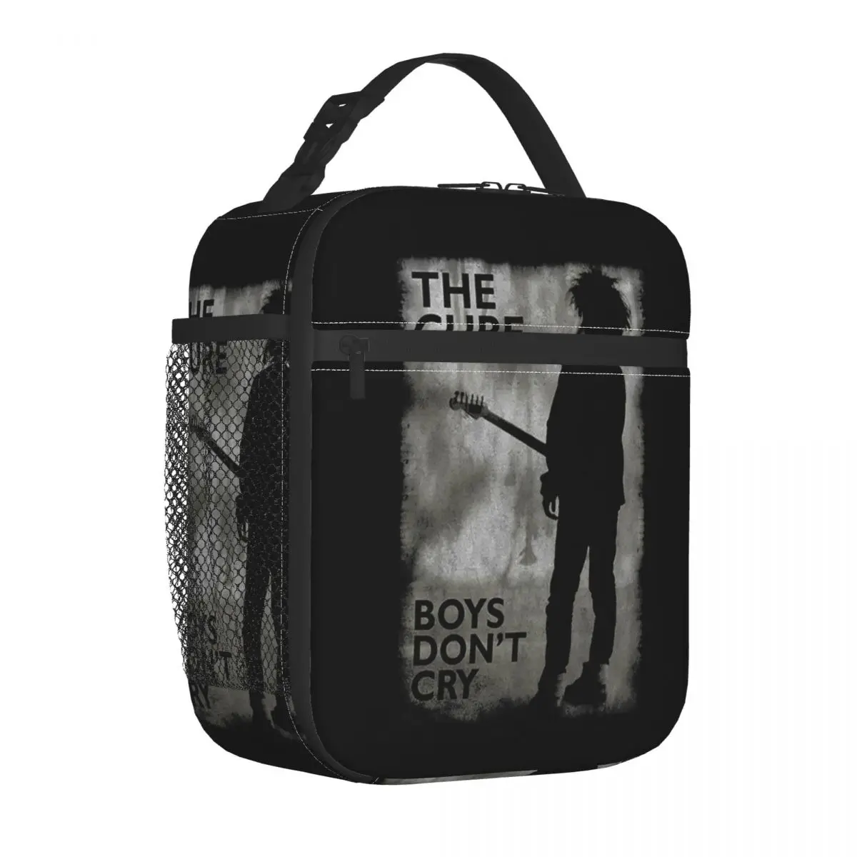 Custom Music Rock Band Cure Lunch Bag Men Women Warm Cooler Insulated Lunch Boxes for Kids School Children