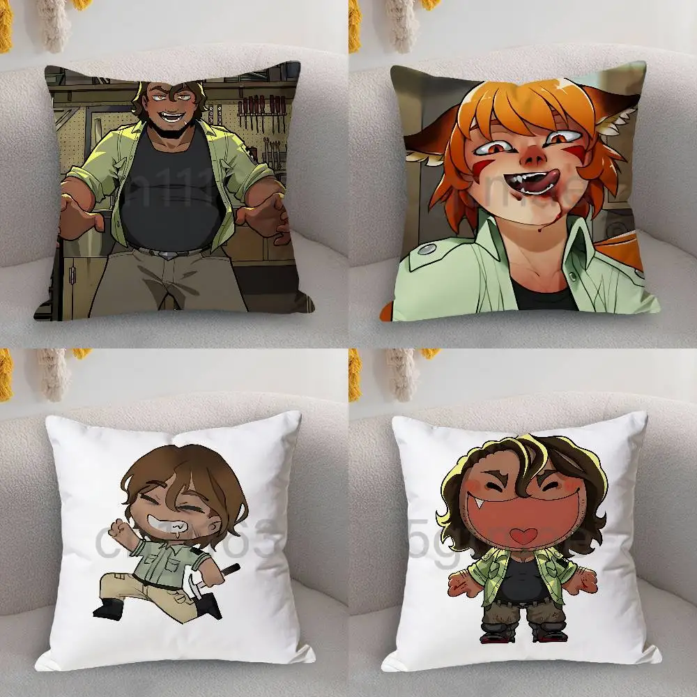 B-Boyfriend to Death S-Strade Ren Hana Pillow Cases for Bedroom Living Room Sofa Home Decor Polyester Cushion Cover with Zipper