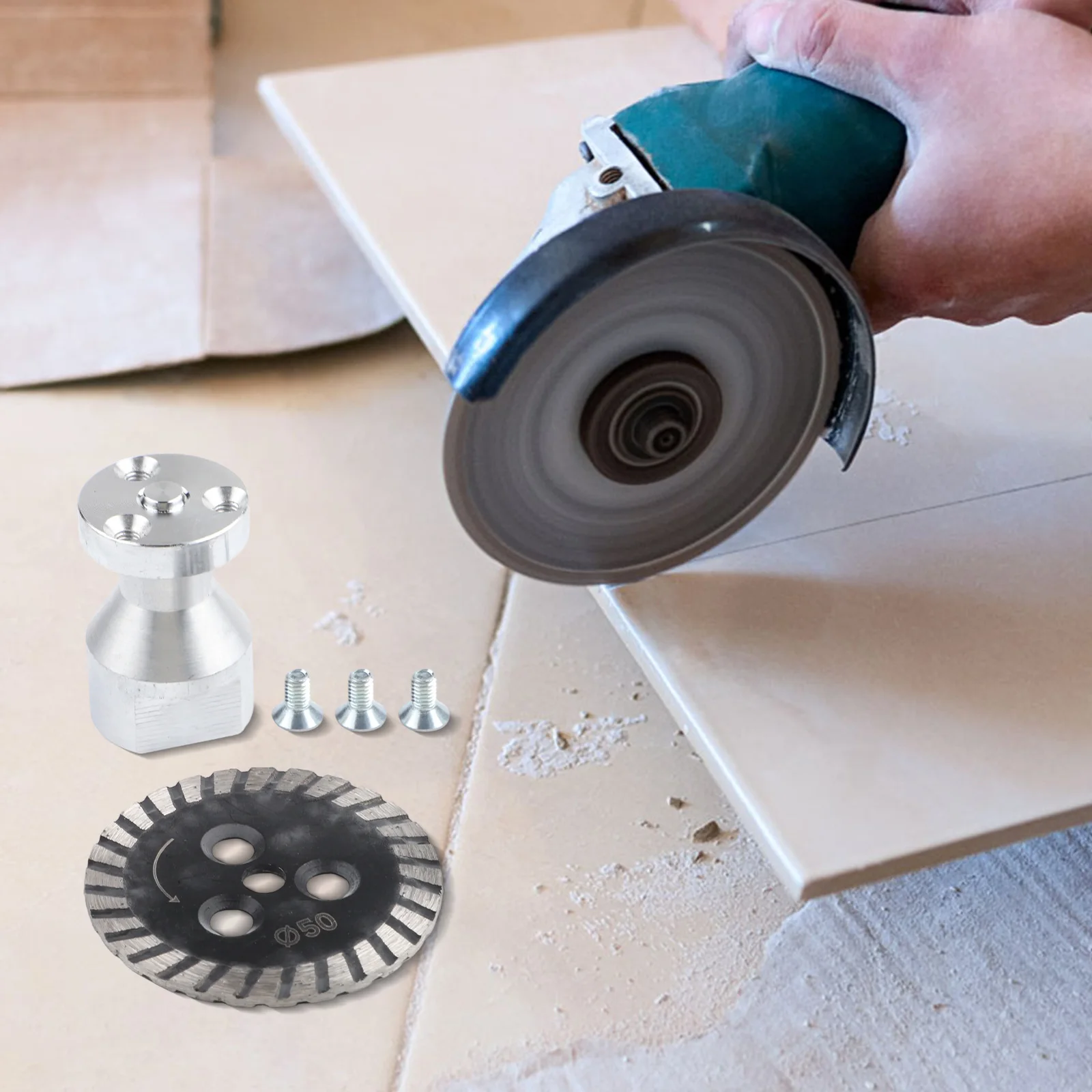 Stone Cutting Disc As Pictures Show Circular Saw Blade Emery Material 50mm Diameter Precision Cutting Suitable For Granite