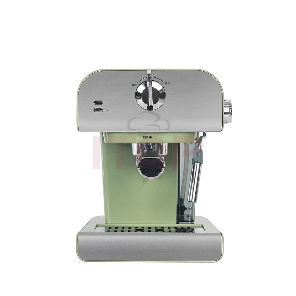 Macchina per caffè espresso per uso domestico Macchina per cappuccino da 20 bar Pompa ad alta pressione Macchina per fare il caffè da ufficio