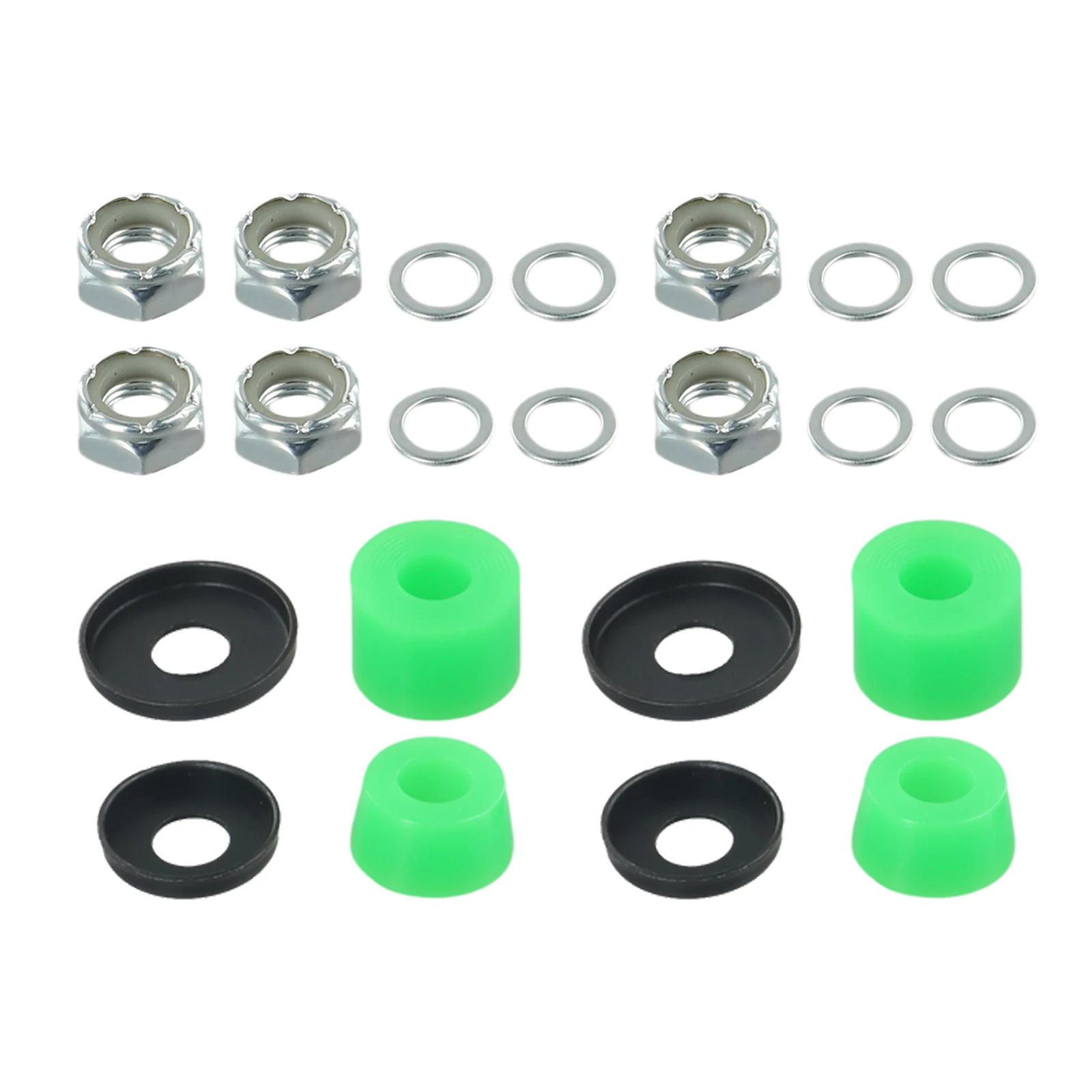 1 Set Skateboard-Stoßdämpfer-Kit: Skateboard- & Zubehörteile, 90a Harte Longboard-Pivot-Rohrzubehörteile, Gummikappen – Detail 10