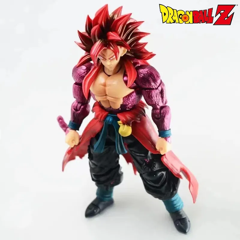 Black Hole Toys Shf Dragon Ball Figure Super Saiyan 4 Ssj4 Time Jumper Action Figures Acme Power Goku Jiren Collection Model Toy