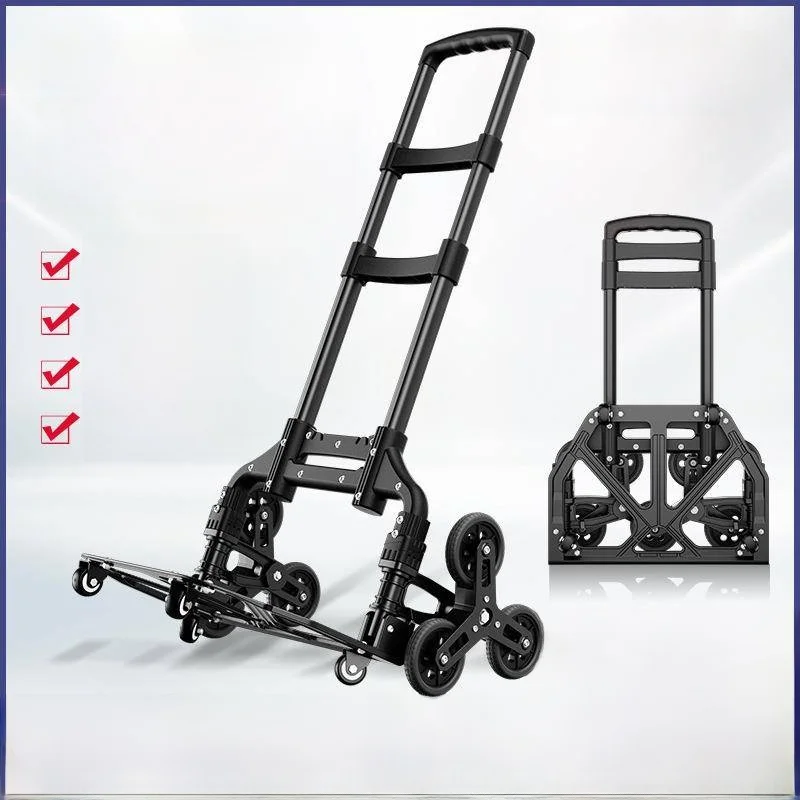 chariot-a-six-roues-load-king-chariot-a-main-pour-monter-les-escaliers-chariot-de-demenagement-en-alliage-d'aluminium-poignee-retractable-demenagement-domestique