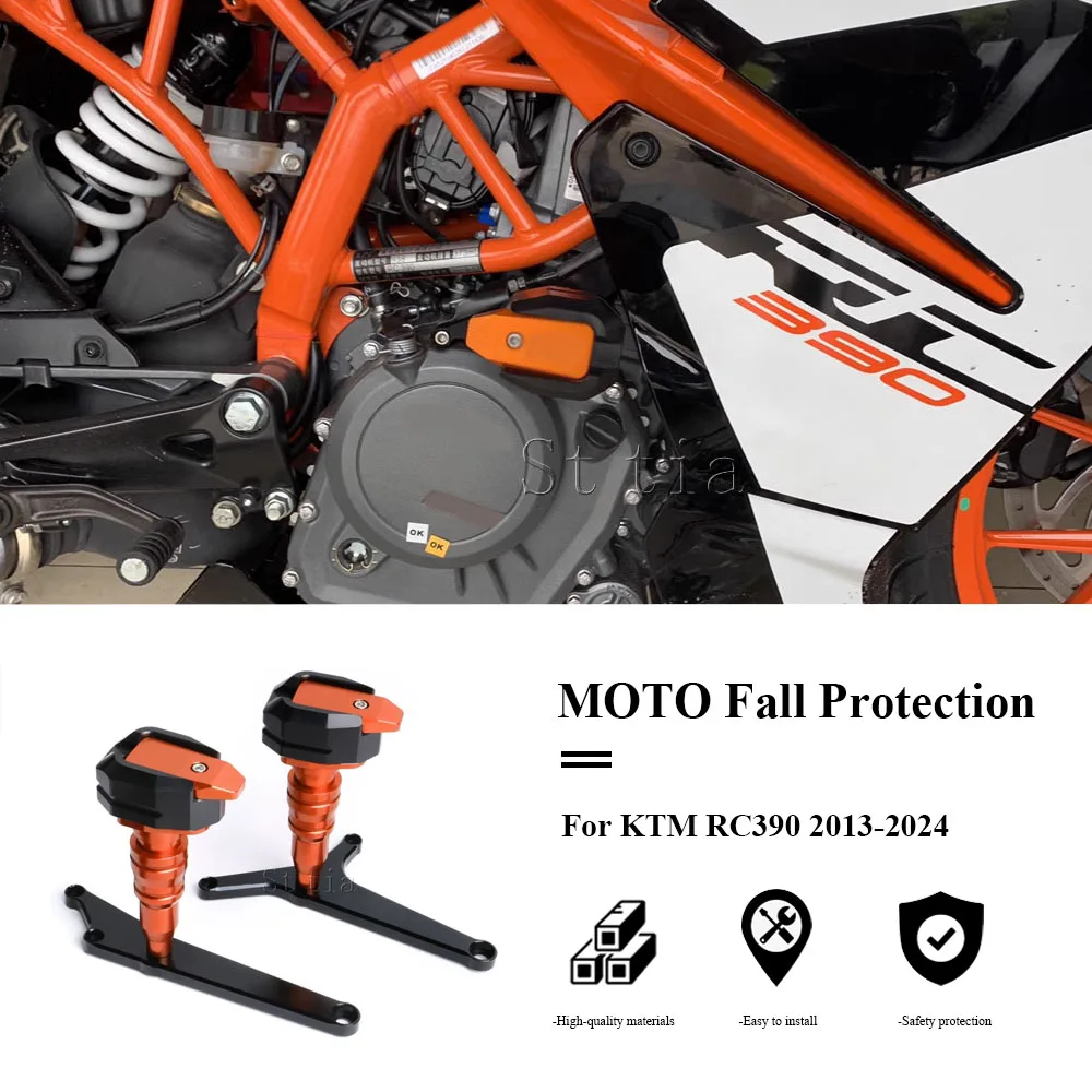 

New Motorcycle Falling Protection Frame Slider Fairing Guard Crash Pad Protector Fit For KTM RC390 rc390 RC 390 2013-2023 2024