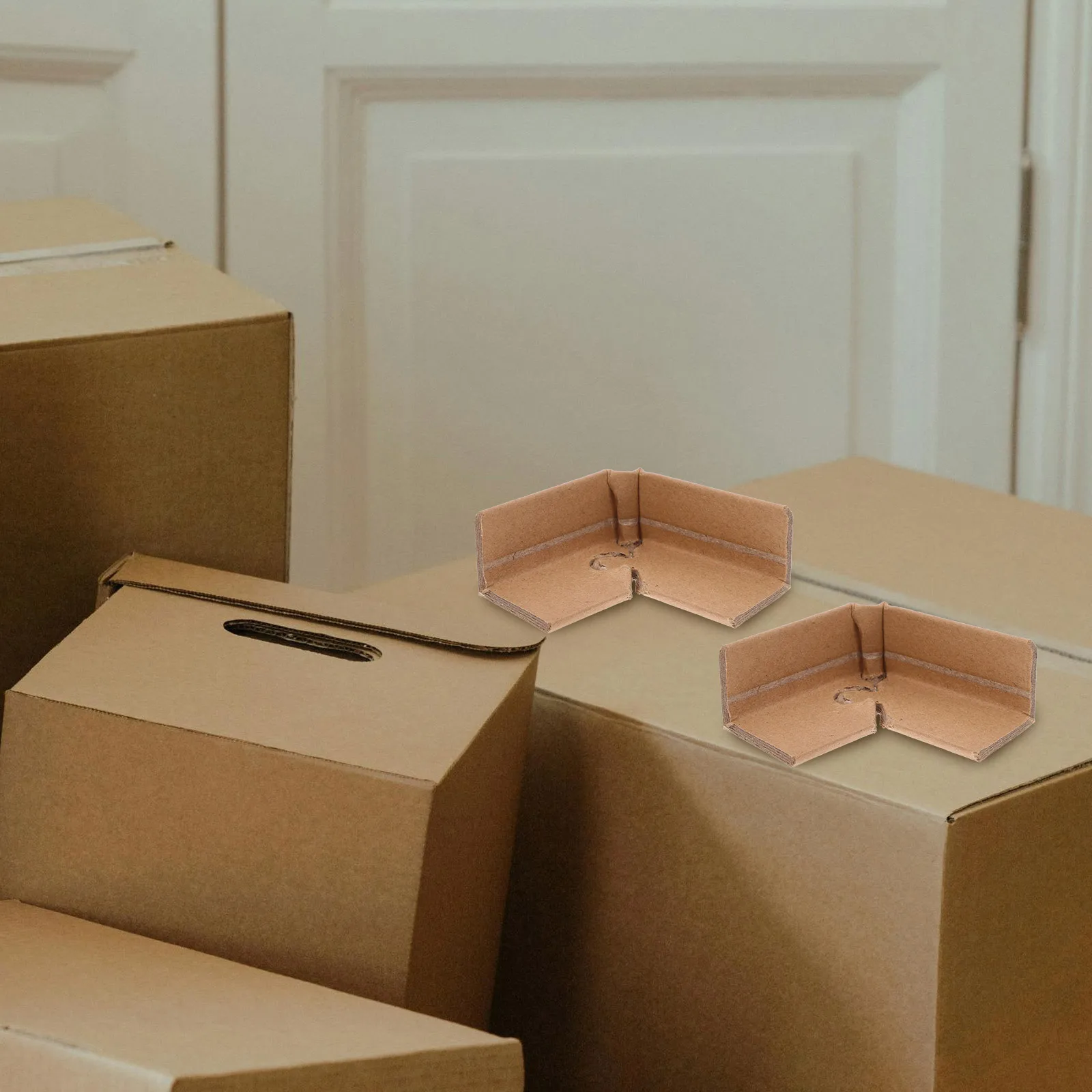 20Pcs Shipping Box Corner Guards Reinforced Paper Edge Protectors for Cartons Furniture Panels Packing Moving Supplies Packaging