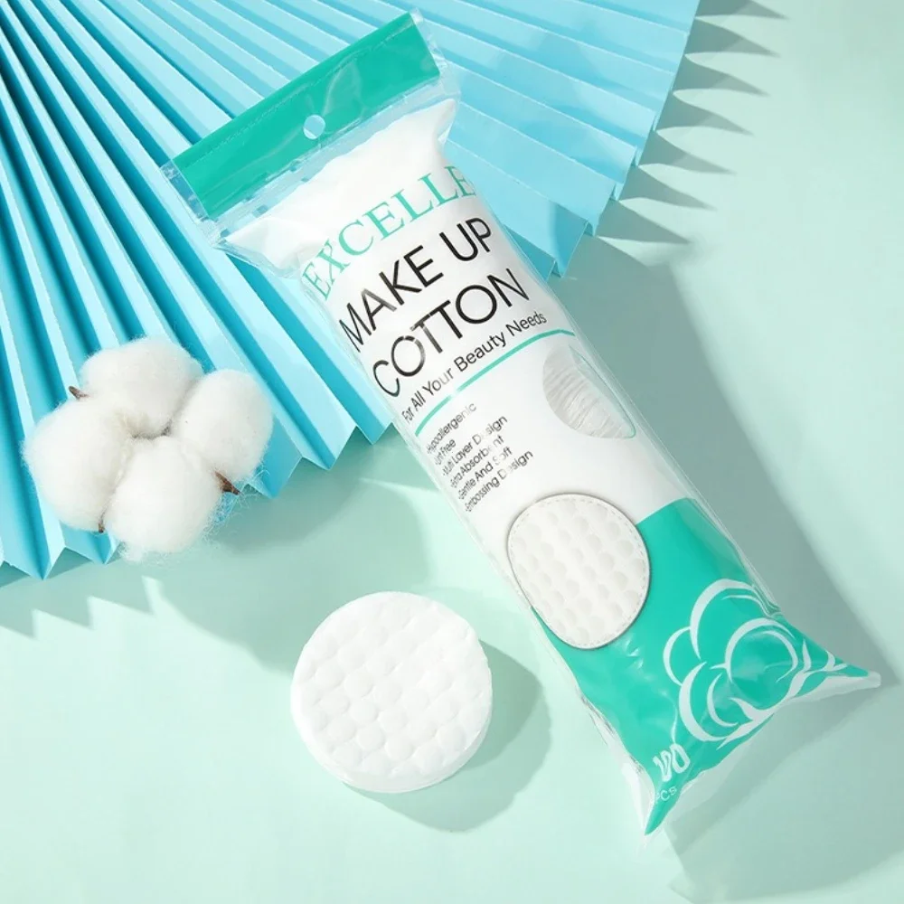 Tampons démaquillants en coton pour le maquillage du visage, 100 pièces/paquet, tampons ronds et doux pour enlever le vernis à ongles, outil de nettoyage, 03