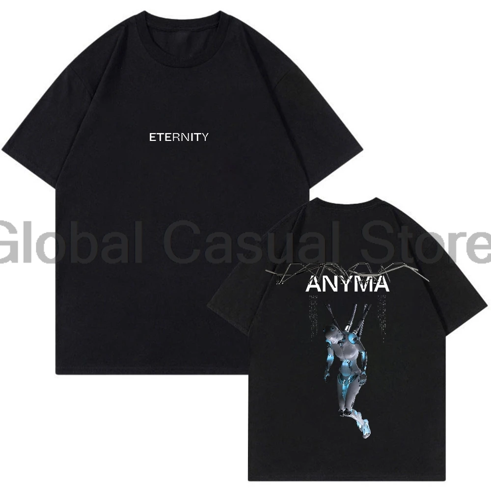 

Anyma Eternity T-shirt Unisex Crewneck Short Sleeve Tee Women Men Streetwear Tops Fashion Clothes