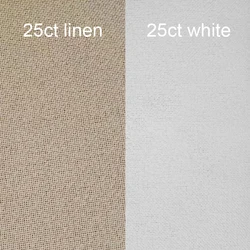 Top Quality White And Linen Color Evenweave 28CT 28ST 25CT 25ST Cross Stitch Canvas Cloth Embroidery Fabric