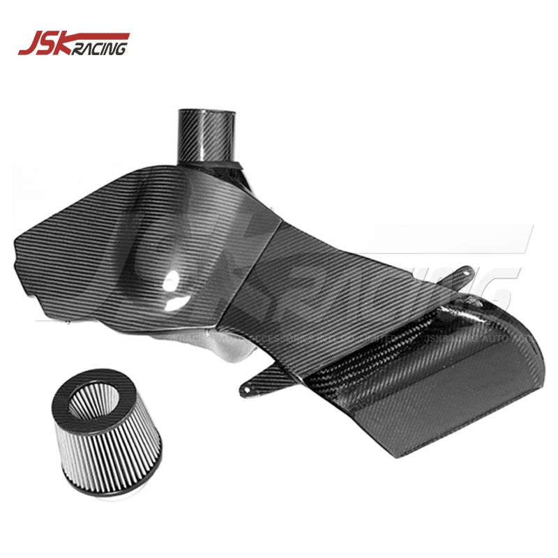 

Система впуска воздуха из углеродного волокна для Audi S5 B8 EA837 2009-2013 годов выпуска, модифицированная, улучшенная, аксессуар для двигателя автомобиля.