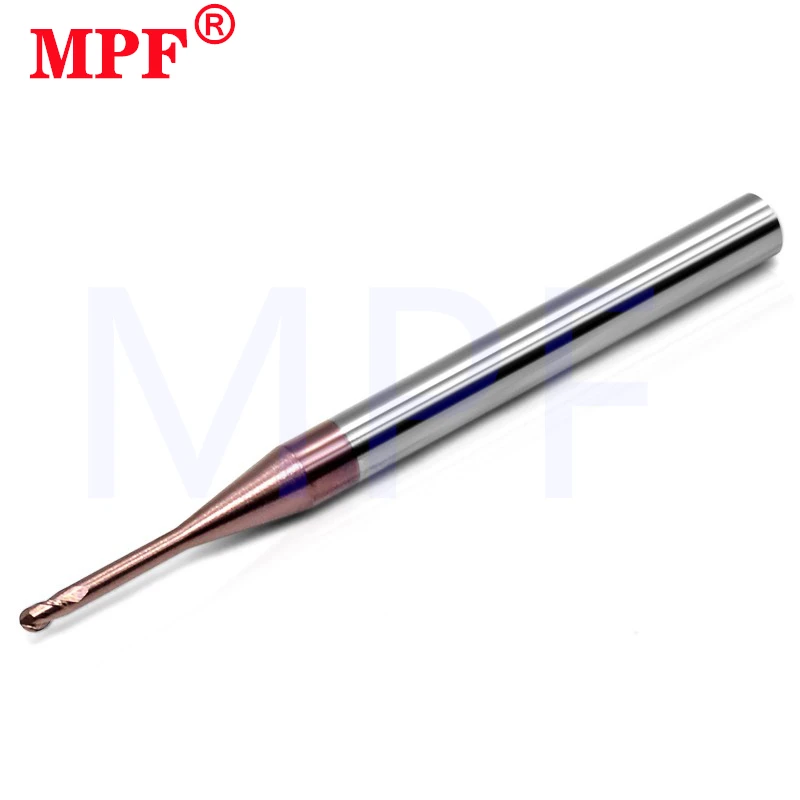 R0.5/R0.75/R1.5 Deep Groove Alloy Ball Milling Cutter Avoiding Long Neck Cutting Lengthening CNC 2F Deep Hole Steel For Metal