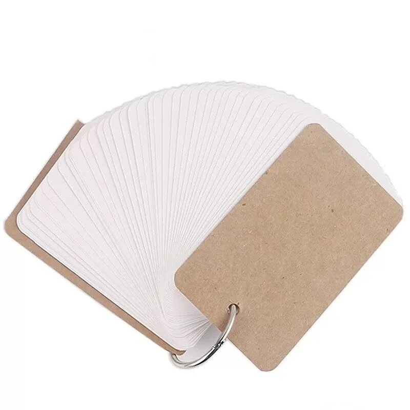 Portable Notebook Loose Leaf Notepad Ring Sticky Note for Staff Students Kawaii Stationery Diary Cards Style Brochure Pamphlet