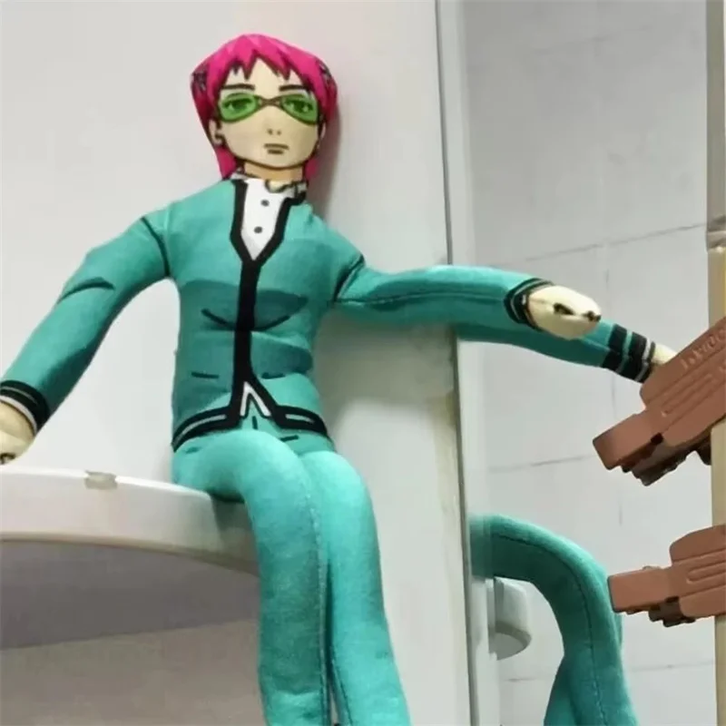 

The Disastrous Life of Saiki Kusuo Anime Cosplay Doll Plush Stuffed Dolls Room Decoration Abstract Joint Twistable Plushie Gifts