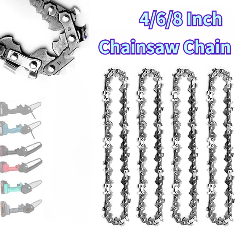 4/6/8 Inch Chainsaw Chain 1/4