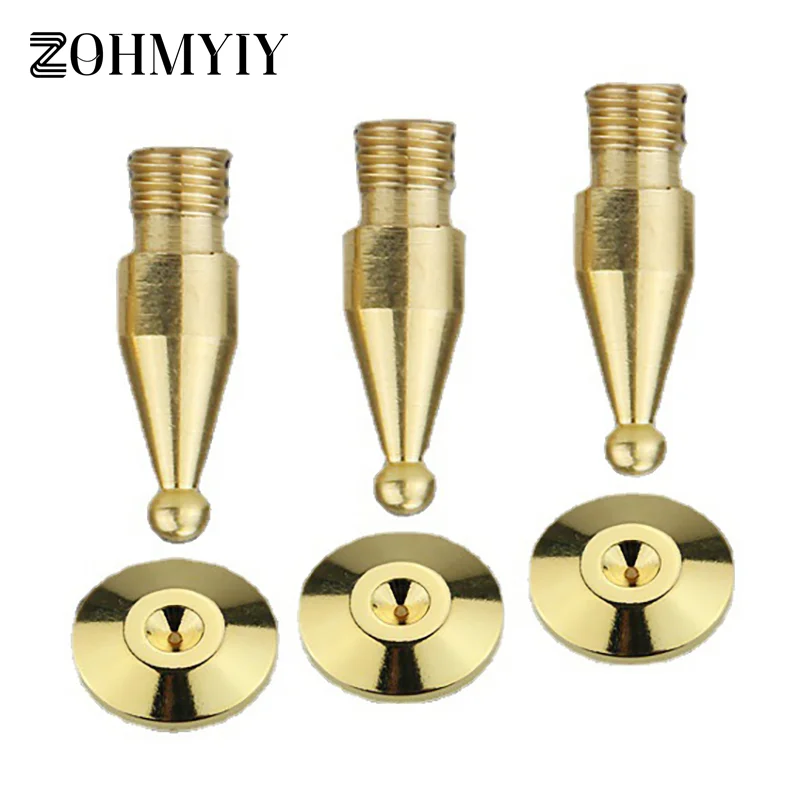 1Set Speaker Spikes For Hi-Fi Feet Speaker Stands Copper Thread Feet Speaker Feet Shock Absorption Copper Feet