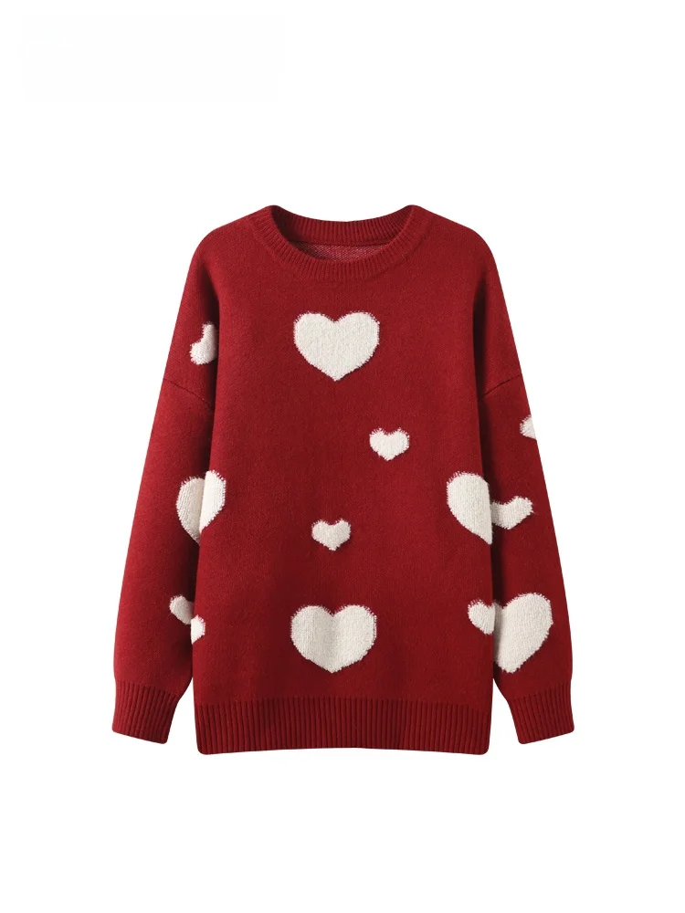 

plus Size Women's Long Sve round Ne Knitwear Casual Loose Fit Spring Faionable Slimming Top for Plump Sister