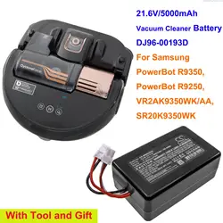 Cameron Sino 21.6V/ 5000mAh batteria per vuoto DJ96-00193D per Samsung PowerBot R9350, PowerBot R9250, muslim/aa, muslimate