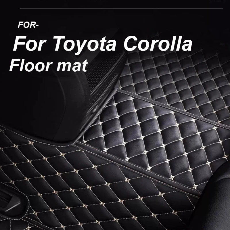 

LUXURY Car Floor Mat For Toyota Corolla 2023 Carpet Waterproof Foot Pad