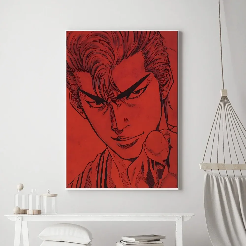 Anime S-Slam Dunk Poster Vintage Poster Prints Art Home Painting Bathroom Kitchen Bar Accessories Wall Sticker Large Size