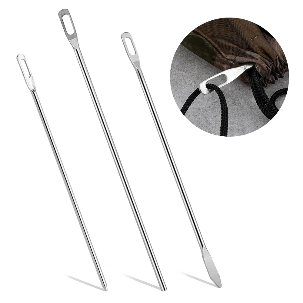 3-teiliges Set: Schneller, einfacher elastischer Kordel-Einfädler, Clip, Schlaufenwender, Haken, Kordelzug-Einfädler, DIY-Werkzeug, Nähzubehör für Hoodies, Jacken