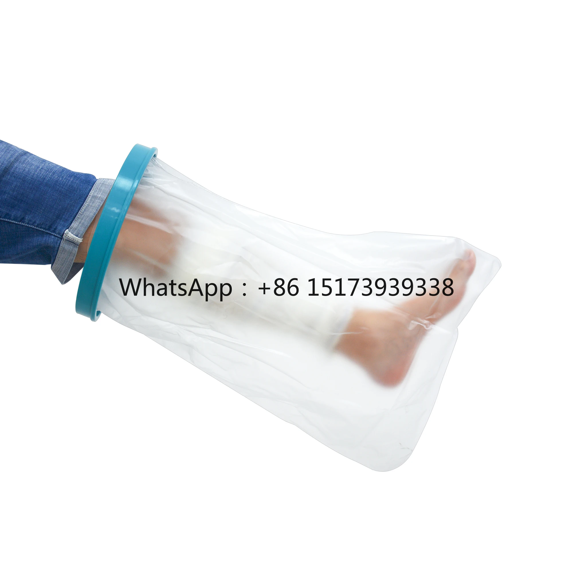 

Wound Care Reusable PVC Waterproof Wound Protector for Shower Bandage Protector Waterproof Calf Lower Leg Cast Cover