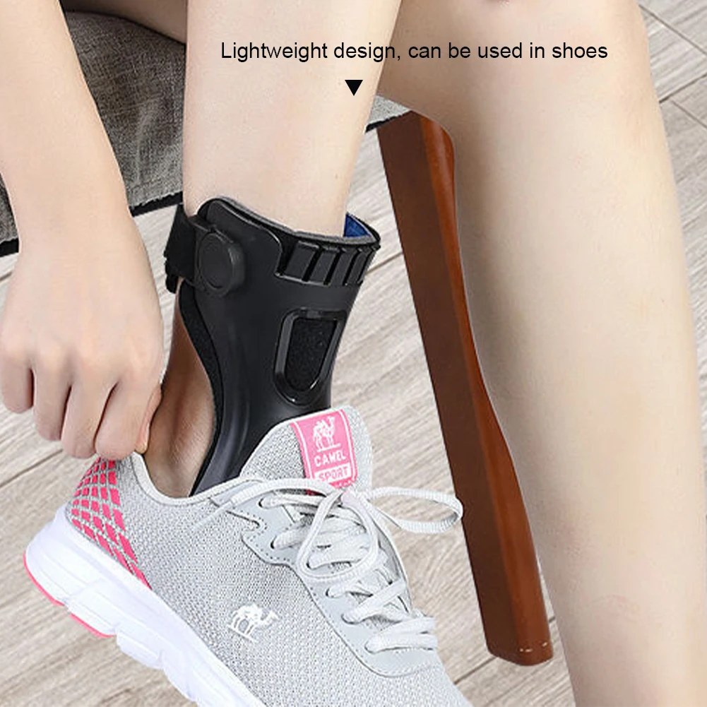 Fußstütze, Orthese, AFO, Knöchelriemen, bequem und sicher für Schlaganfallpatienten, Schuhe zum Gehen, ohne Airbag-Stil – Detail 9