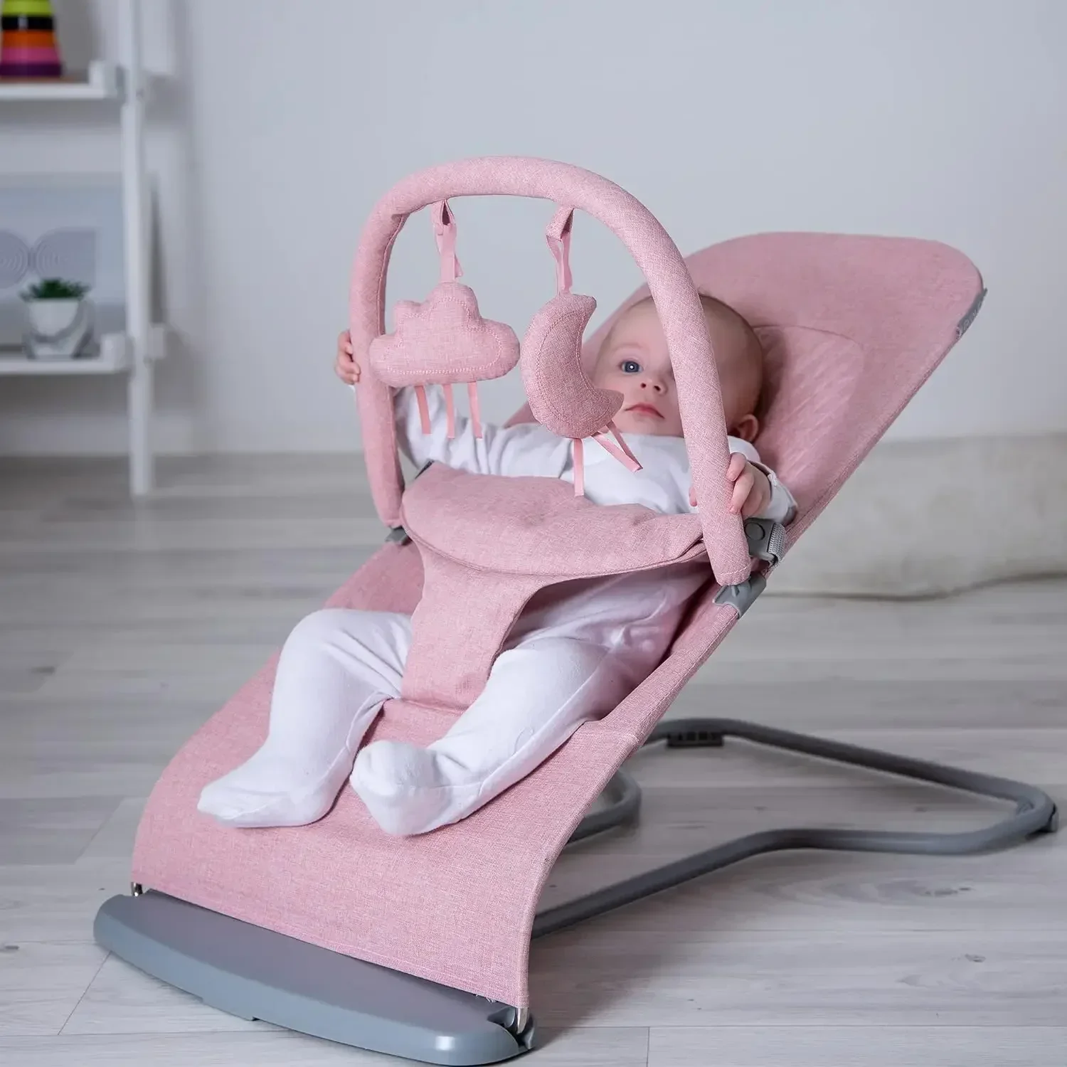 

2024 Baby Portable Easy Adjustable Foldable Sleeping Cotton Rocking Chair Cradle retail price
