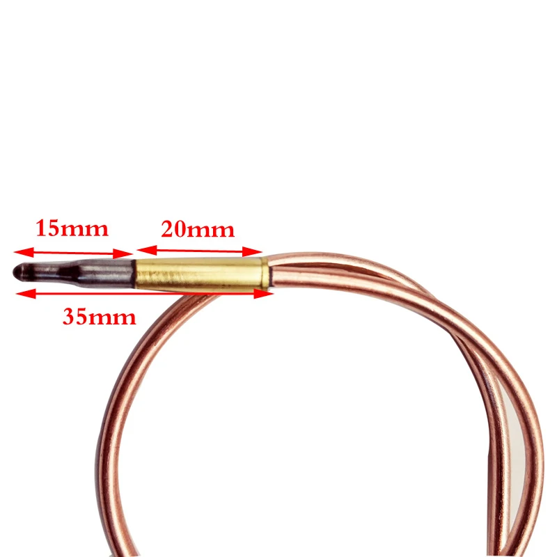 Gas Stove Burner Cooker Thermocouple Tlotless Thermocouple Fireplace Camping Accessories Griddle Stove Parts M8x1 320mm