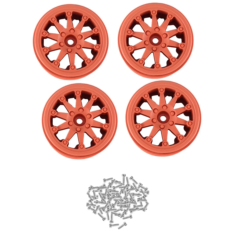 

Eco-Friendly-4PCS Plastic Beadlock 2.2 Wheel Hub Wheel Rim For 1/10 RC Crawler Car Axial SCX10 Wraith Capra RR10 RBX10 Traxxas T