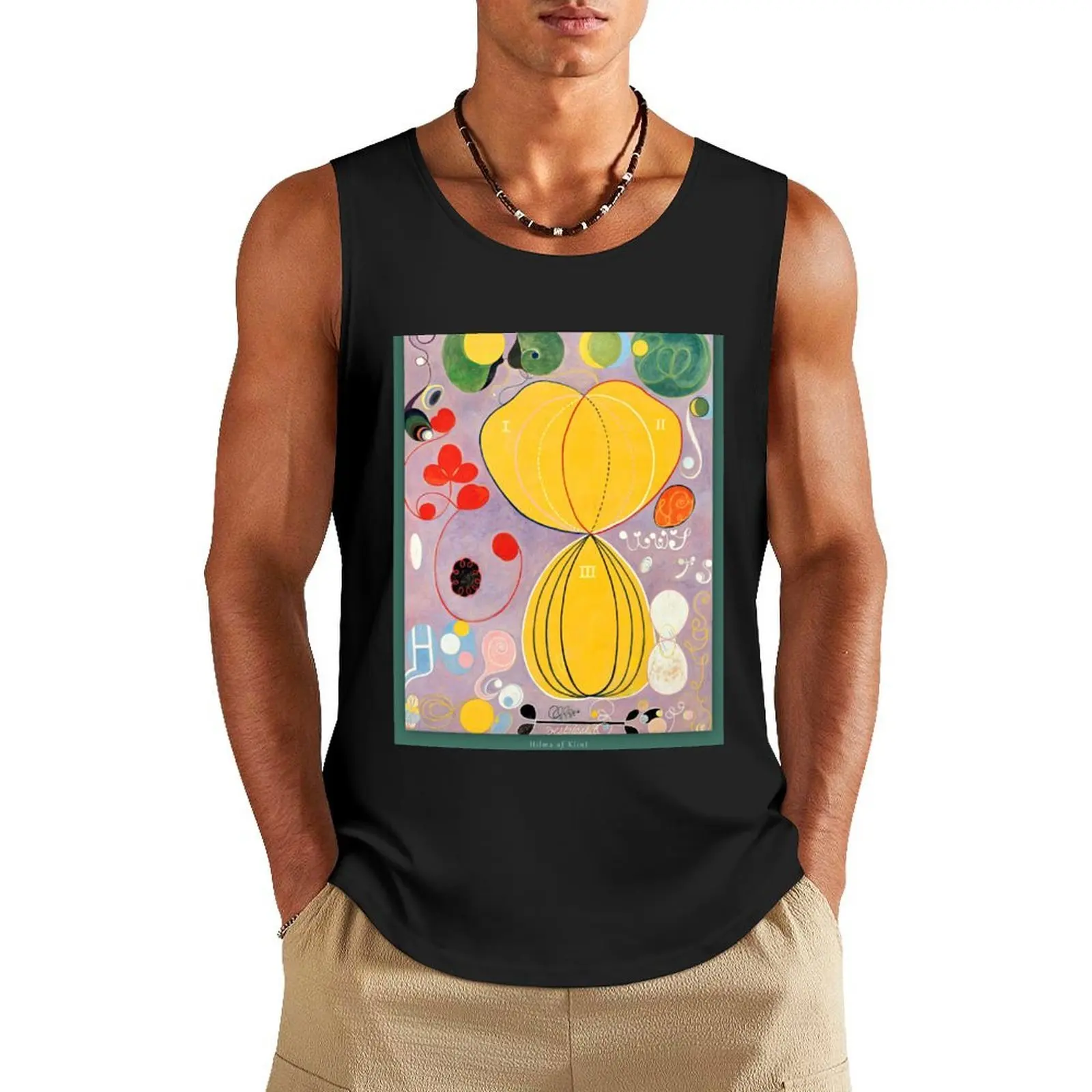 

High Res Hilma af Klint Adulthood 1907 Tank Top gym top Muscle fit Japanese t-shirt sleeveless shirts