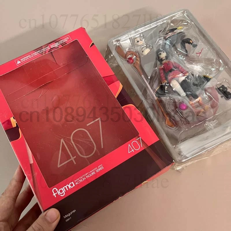 Figma 407 KonoSuba God berkat di dunia yang indah ini tokoh aksi Megumin mainan Model koleksi hadiah ulang tahun