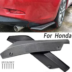 Rear Bumper Lip Wrap Angle Diffuser Splitter Canard Spoiler For Honda Civic Type-R Type-S Mugen EK9 EP3 FD2 FN2 RR RC GT FK2 FK8