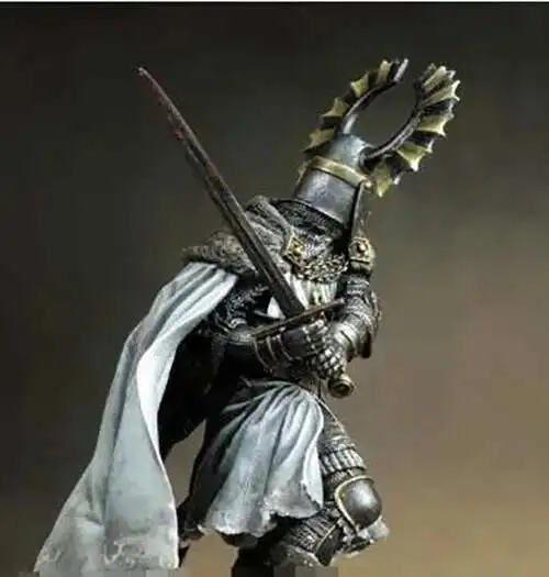 Resin kit Teutonic warriors fifteenth century 90 mm Unassembled Sculpture for Hobbyists