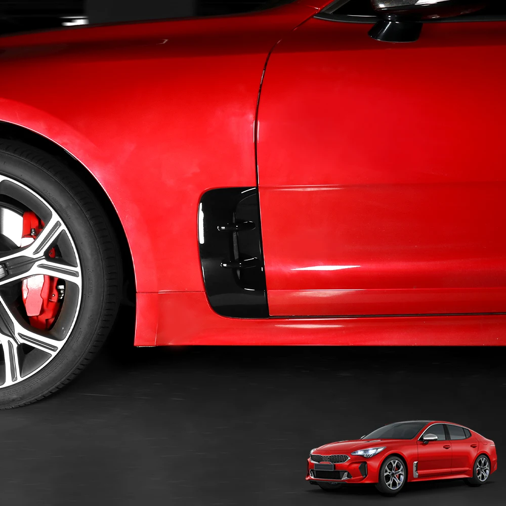 

Auto Exterior Leaf Plate Lid Stripe Car Side Body Panel Decorative Cover Accessories For Kia Stinger 2018-2023 Accessories
