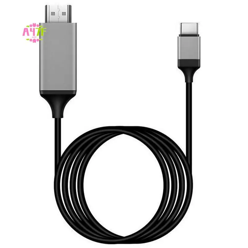 

A47F-Type-C к совместимому кабелю USB3.1 4K HDTV для телефона Android для подключения ТВ, кабель устройства с тем же экраном, 2 м