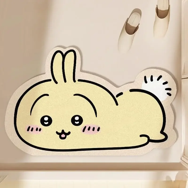 

VIKAMA Bathroom Absorbent Floor Mats Diatomaceous Earth Bathroom Quick Drying Mats Usage Non-slip Floor Mats Home Decoration