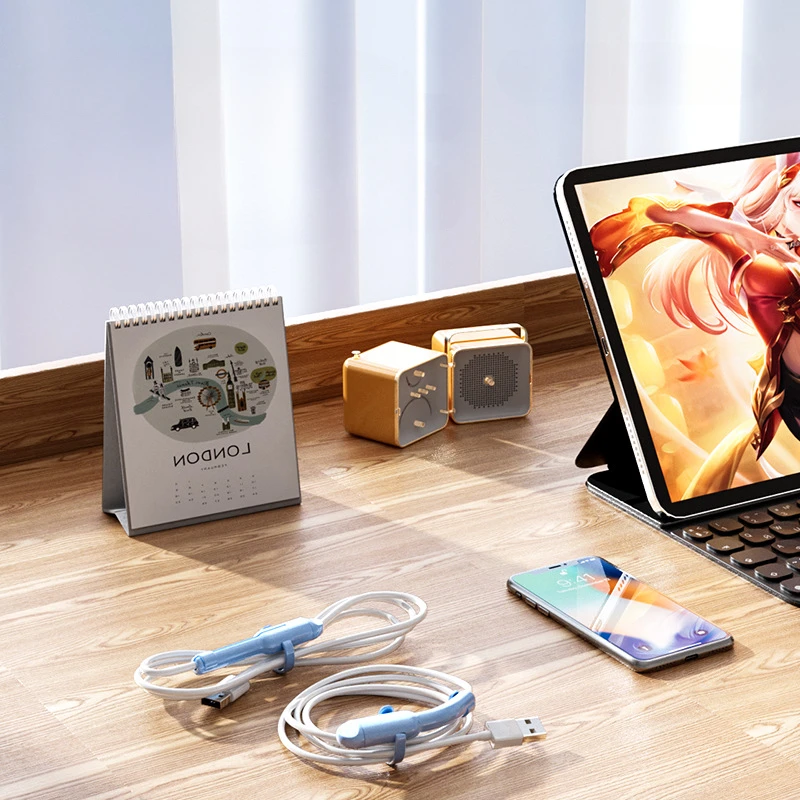 لينة سيليكون شاحن كابل اللفاف حامي USB نوع C المضادة للكسر واقية كم ل Xiaomi هواوي ممن لهم VIVO غطاء خط البيانات #3