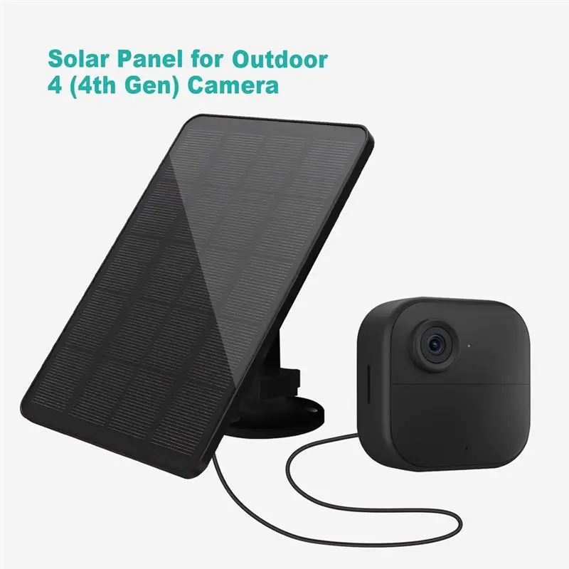 [B24B!】 For Blink Outdoor 4(4Th Gen) Solar Panel- 4W Solar Charging System Including 13.12Ft Outdoor Power Cable For Cam