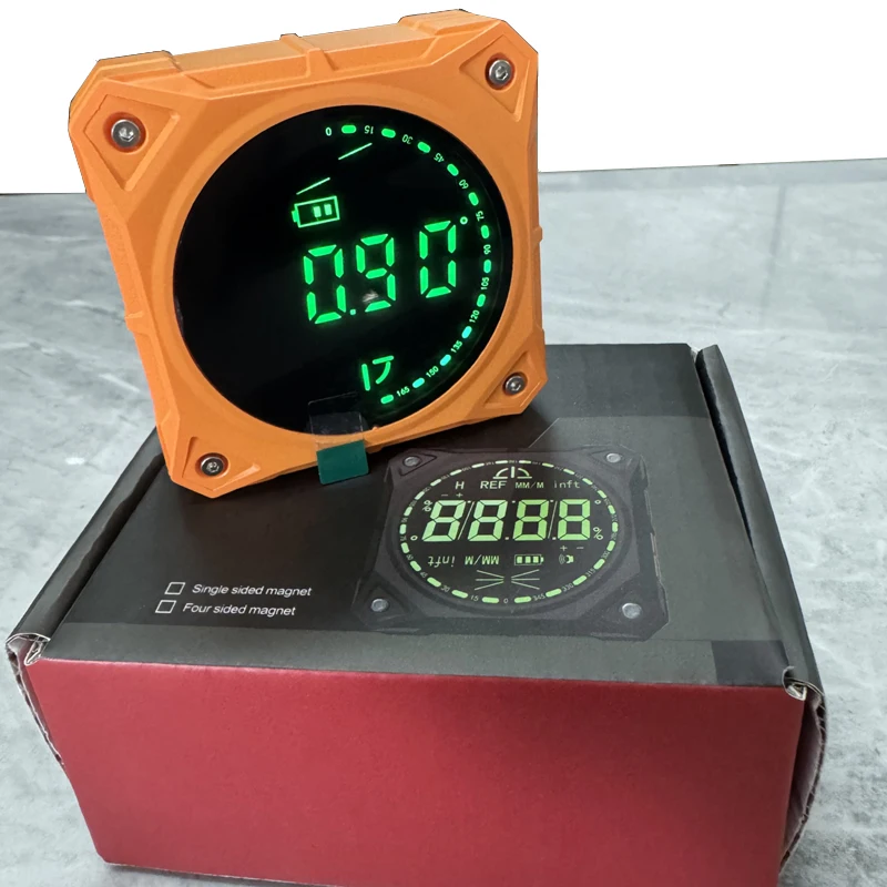 Multifunctional 4 * 90 ° 0.2 ° MagneticS Angle Meter Digital Protractor Digital Inclinometer Digital Goniometer