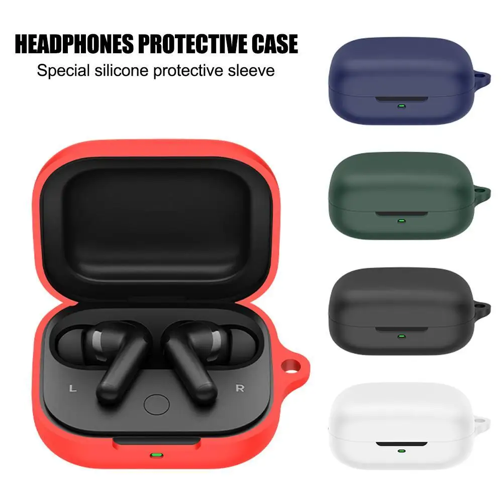 Earphone Silicone Case Cover for Moto Buds Protective Skin Cases Accessories Shockproof Full Coverage Protection