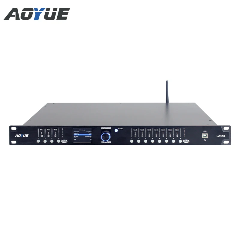 LA448 Tanne Dsp Audio Digital Prozessor 4 In 8 Out AC90V ~ 260V